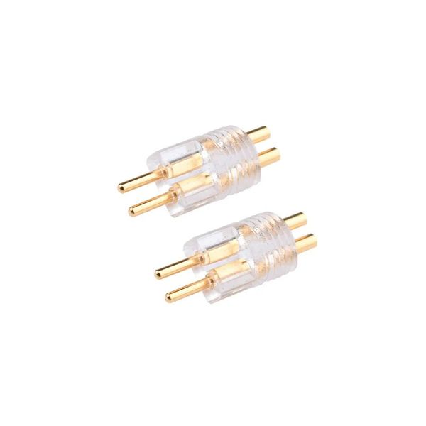 Pinos do fone de ouvido Rodium Beryllium Copper Audio Free Connector de 2 pinos Capfetas de tom de cabos para W4R UM3X JH13 JH16 0.78