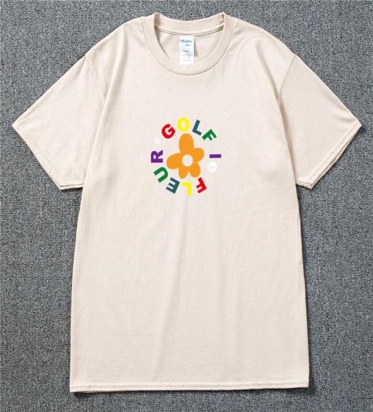 Le Fleur Flower Tee Oy Igor Tyler Yaratıcı Skate T-Shirt Pamuk Erkekler Sıradan Swag Kadın Hip Hop5467256