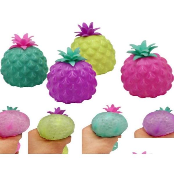 Giochi da bagno Pineapple Vent Ball Funny Trp Squeeze Squeeze Balloon Relief Autismo Squeezy Toy5689132 Delivery Deliple Deliver Kids Child Children Mate Dhofg