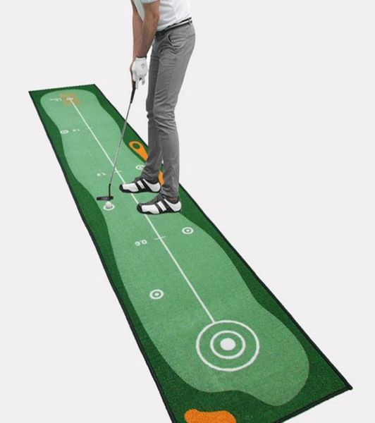 Großer Golf -Übungs -Teppichmatten Putter Puting Mat Golf Golf Indoor Übung Office5397137