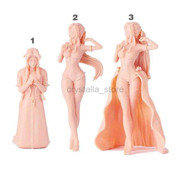 Heroes de quadrinhos 1/64 Figura belezas sexy em três poses Modelo em miniatura 1/43 1/35 Roupas lindas GK precisam ser coloridas por você mesmo 255 240413