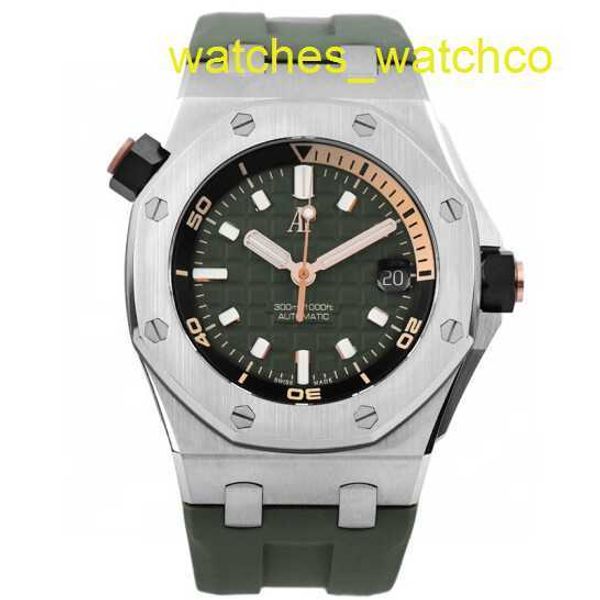 Orologio da polso femminile AP Royal Oak Offshore 15720st Avocado Green Plate Green Face Gold Pointer 42mm Set di calibri da 42 mm