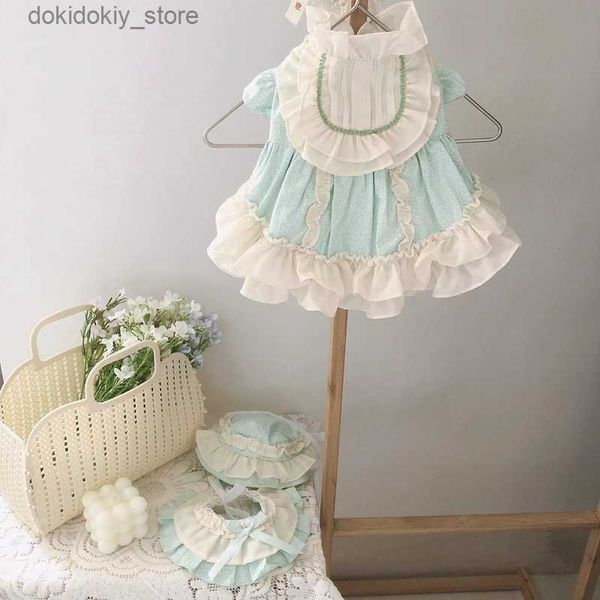 Abbigliamento per cani New Summer Do Dress Lolita Maid sottili Abiti da principessa Cute Cats Cucciolo Pet Clothin Pomeranian Pomeranian Boodle DO ABBITO DEI vestiti L49