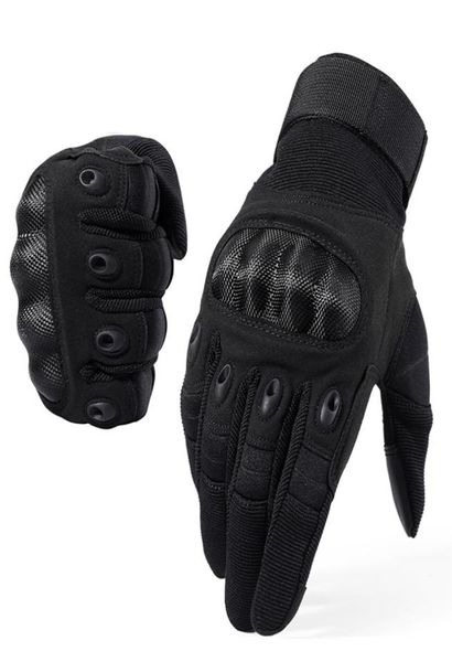 Novas luvas táticas de marca Tactical Paintball Airsoft Shooting Police Knuckle Combat Combat Film Driving Luvas Men CJ1912257227388