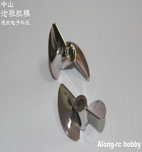 2pcs RC Model Boats Part 40mm Metal Elice per VoLantex RC Vector80 V7982 7984P 7983 SR85 SR80 Pro4990936