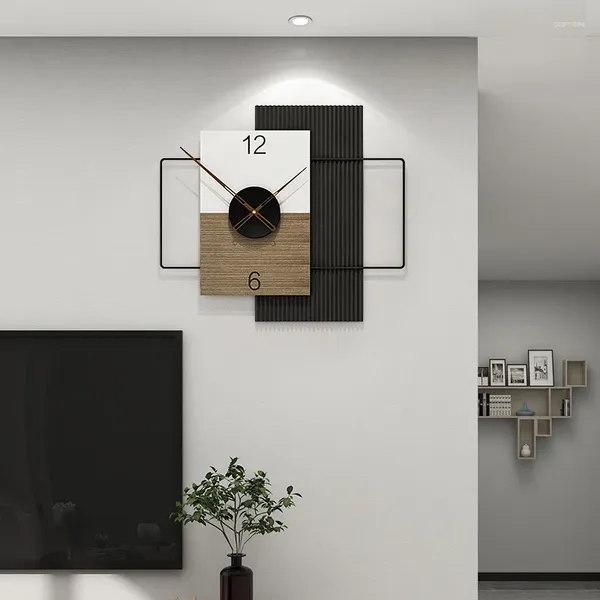 Orologi da parete semplici moderni orologi creativi soggiorno domestico orologi in stile lussuoso minimalista spagnolo