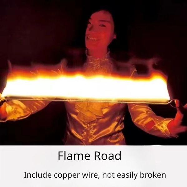 Fire Reel 3.0 Flame Road produzieren Flame Magier Bühne Illusionen Zaubertricks Gimmick Props Zubehör erscheinen Mentalismus 240407