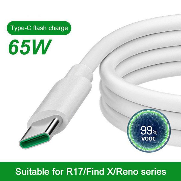 65W 4A USB C CABO CABO RÁPIDO TIPO C PARA OPPO XIAOMI REDMI Huawei Samsung Acessórios de telefone Cabo Cabo USB Cabo USB