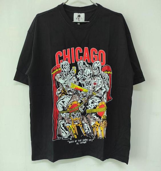 Jogador de basquete Warren Tshirt Chicago Print Tee Mens LOTAS TEE SUMPENS THIRTS SOLTAS TEES LOLHAS MENIS CASSURA CASUAL TOP BLAT Top1186208