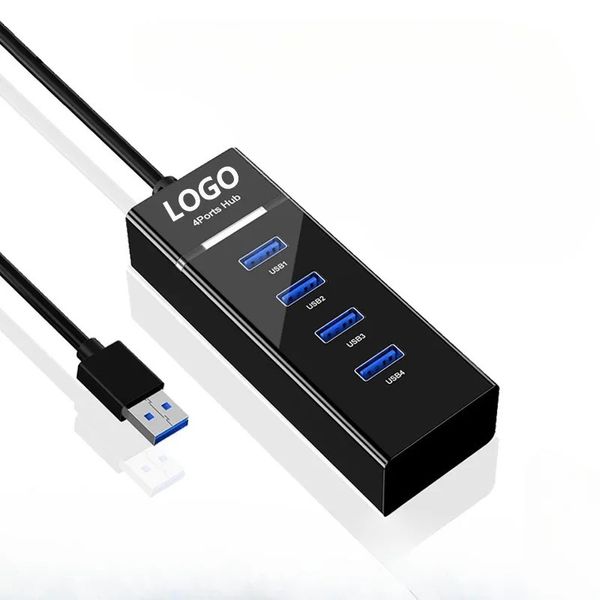 Novo 4 portas hub USB 3 0 Adaptador de divisor múltiplo de alta velocidade OTG para Xiaomi Lenovo PC Acessórios de computador Cabos de hardware para Lenovo USB