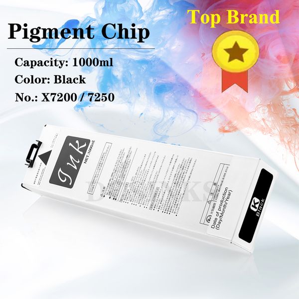 Nessuna cartuccia di inchiostro compatibile con chip per riso comcolori X7200 X7250 7200 7250 x7250A EX7250 Cartuccia di inchiostro di pigmento K C M Y 1000ml/PC