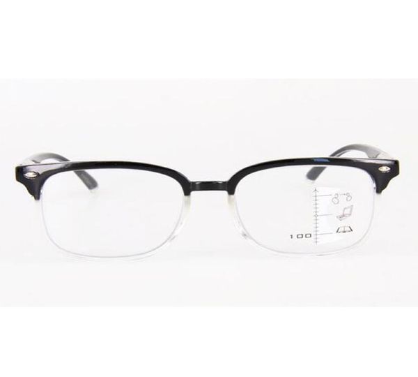 Óculos de leitura progressiva vintage Multifocal de moldura preta Multi Focus perto e FAR MENINAS MULHERES MULTIFUNCIONAIS 14413040