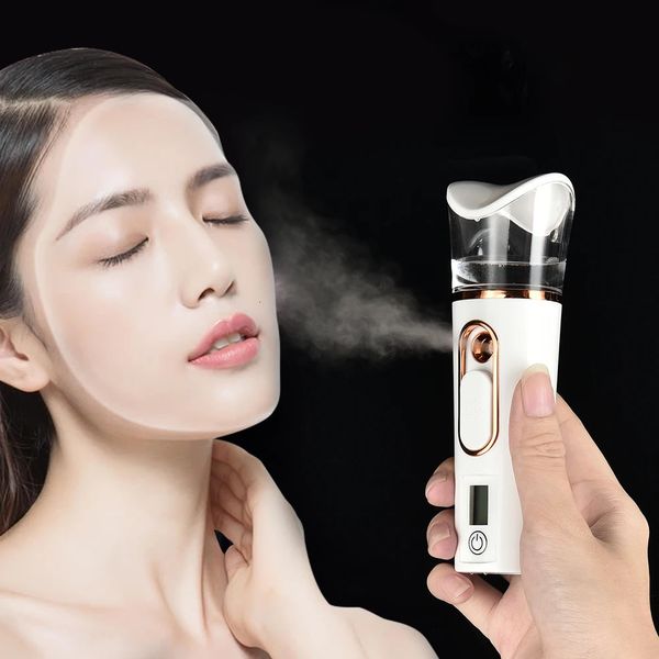 Nano spray a vapor facial mini portátil portátil pulverizador de água portátil hidration hidration hidration umidificador Ferramenta de cuidados com a pele 240409