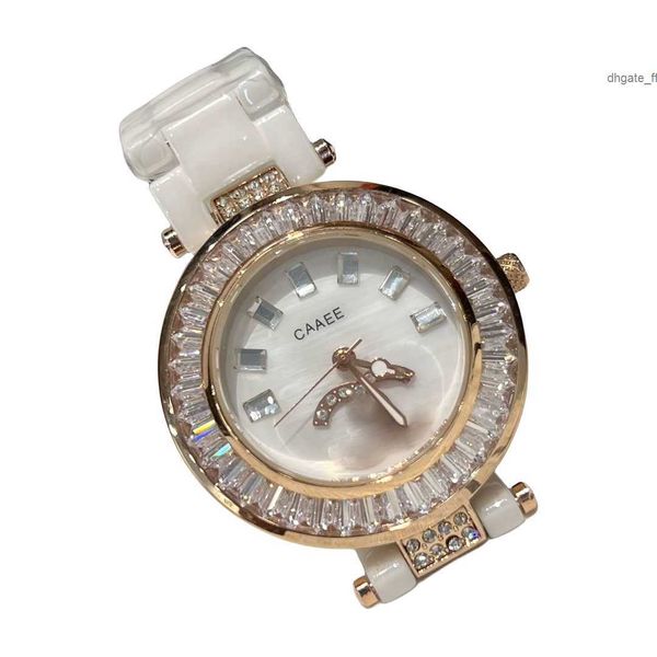 Orologio da donna designer anello di diamanti di lusso di tendenza della moda di lusso Design in quarzo orologio