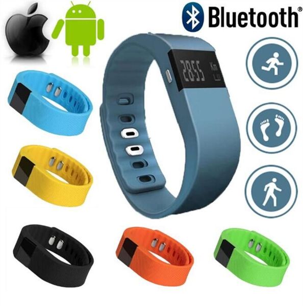 TW64 Smart Wristband Fitness Activity Tracker Bluetooth 40 Smartband Sport Armband Schrittzähler für iOS Samsung Android -Handys 4652309