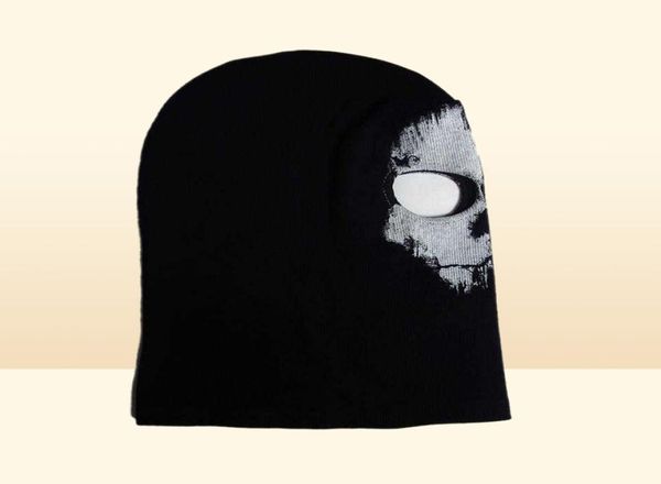 Capli ciclistici maschere tattiche cranio fantasma testa capriole spaventose balaclavas hood cofano inverno maschera a faccia piena calda calda per la caccia 7750749