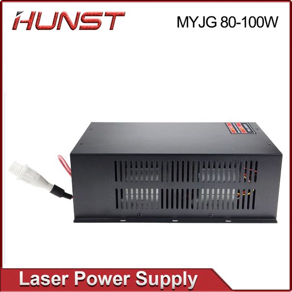 Fonte de alimentação a laser Hunst CO2 MyJG-100W para Máquina de corte e corte a laser 80W-100W