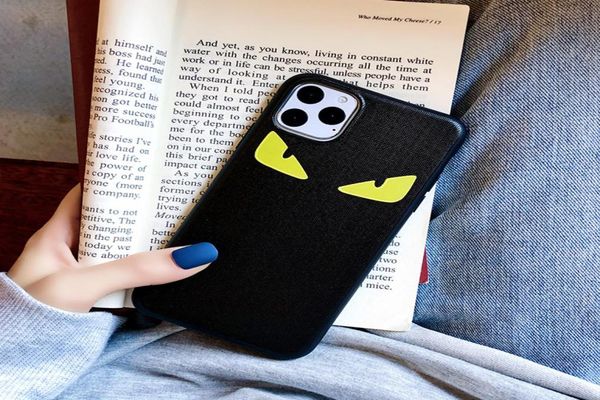 Designer de luxo Silicone Devil Eyes Cover Casos de telefone para iPhone 14 12 13 11 Pro x Xs Max XR 7 8 Plus Brand Fashion Soft Funda3585121