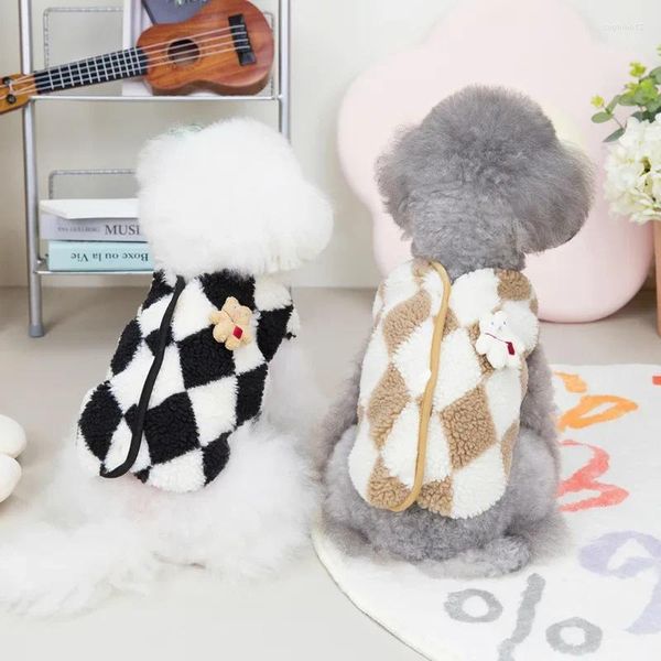 Abbigliamento per cani Abbigliamento per pet per mantelle per cagnolini vestiti per piccoli abiti da pile per pile morbida calda felpa calda costume di chihuahua