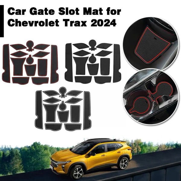 Guarnizione slot per porte per auto per Chevrolet Trax 2024 Proof polvere Non slip Dureble PVC CAR CATH ACCOT ACCESTO ATTENITÀ ACCESSO G8S4