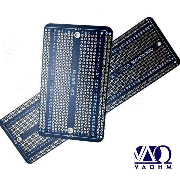 Breadboard Loden -LötpcB -Board -Prototyp (52,1 x 88,9 mm / 52,1 x 172,7 mm)