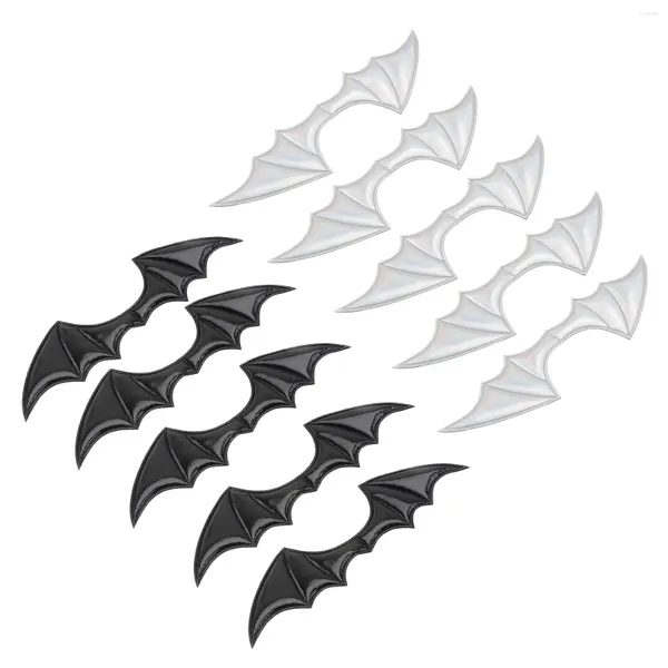 Aufbewahrung Flaschen 10 PCs Mini Dekor DIY Bat Wings Halloween Craft Clothing Accessoires Party kreativ