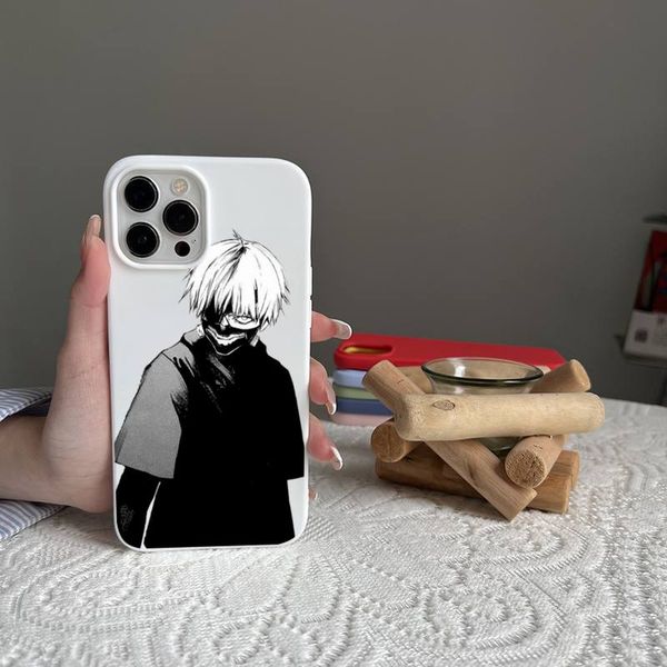 Tokyo Ghoul Anime Case Candy Color para iPhone 14 11 12 13 Mini Pro Max Plus