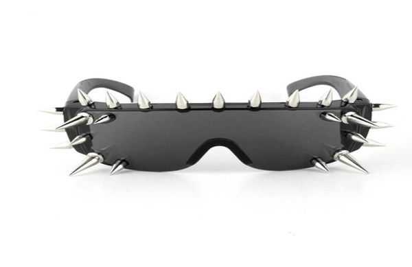 17 21 25 adet perçin güneş gözlüğü kadın tasarımcı steampunk gözlükleri gotik hip hop punk parti erkekler gözlük