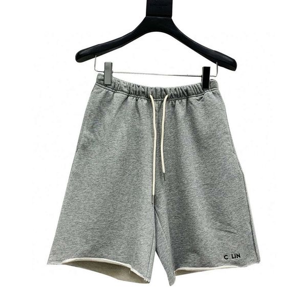 Hochversion CL Family Capsule Serie kleine Etiketts -Stick -Shorts für Paare CL Hem Nicht -Schließ -Shorts