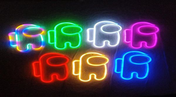 LED NEON Sign Light Smd2835 Night Night Astronaut Modelo de férias de Natal Decorações de casamento de festas Lâmpadas de mesa5370014