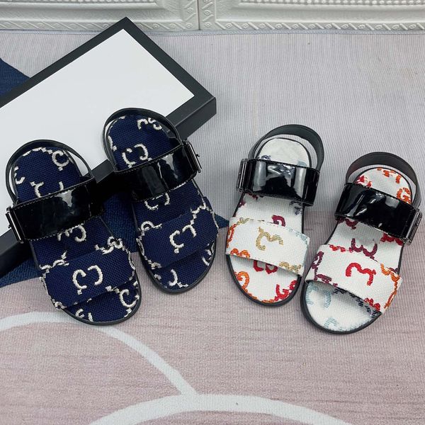 Детские сандалии дизайнер бренд детская обувь девочки мода простые дети на открытом воздухе повседневная обувь