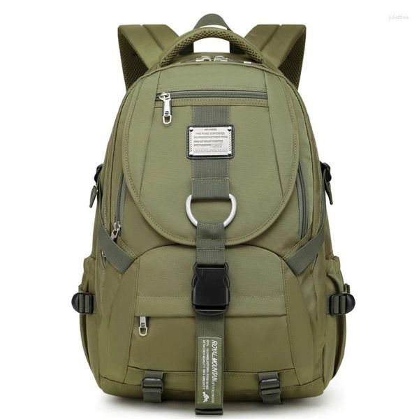 Rucksack Outdoor Mountaineering Campingreisen mit Regenabdeckung Männer Schulter Taktische Militärbeutel wasserdichtes Dacron