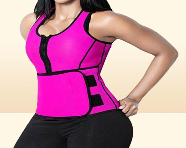 Талия Cincher Shaper Sweat Vest Trainer Tummy Tummy Control Corset Shapers для женщин плюс размер S M L XL XXL 3XL 4XL3625268