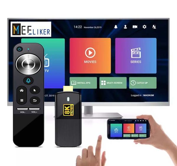 Заводская цена H96 Max M3 8K TV Stick Бесплатный тест Android 13 Портативный телевизионный ключ 2 ГБ ОЗУ 16 ГБ ПЗУ SET TOP BOX 8K SMART TV BOX CRISTALOTT