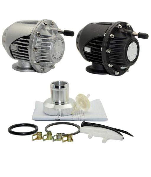 Blow Off Valve Bov Pacote original Turbo logotipo original SSQV SQV 4 IV High Performance Black Silver4248277