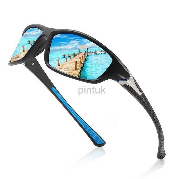 Occhiali da sole da sole occhiali da sole polarizzati Nuovi sport Operali da sole sportivi per esterni che guidano gli occhiali da polvere Uv400 240412