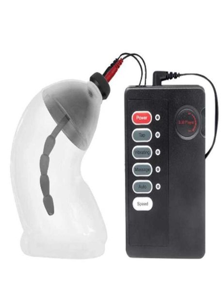 Massageador de brinquedos sexuais Electric Male Male Toys Penis Extension Ring Electro Shock Stimulator dilatador uretral para MEN9285789