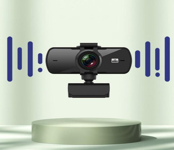 Webcam 2k Full HD 1080p Web Camera AutoFocus com microfone USB Web Cam para PC Computador Mac laptop Desktop YouTube webcamera2287449