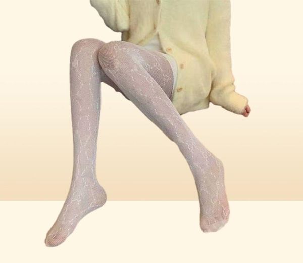 20 projetos de meias sexy meias longas para mulheres luxuosas femininas de seda de seda letras meias de meias de meia