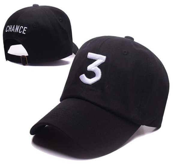 Black Khaki Popular Chance The Rapper 3 Papai Chapéu Bordado de bordado de beisebol Hip Hop Streetwear Fropo Snapback Daddy Hat Bone9275670