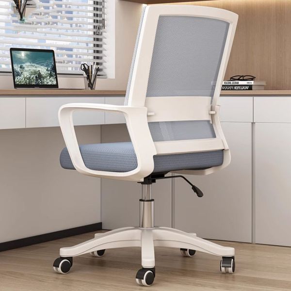 Schwarzer Armlehre Office Chair Back Support Relax Comfy Computer Office Stuhl Ergonomic Modern Silla de Oficina Hausmöbel