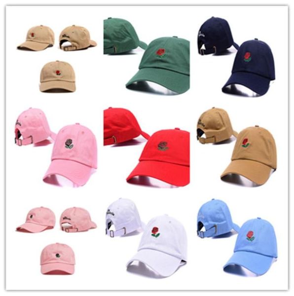 2021 Popular raro a marca pop, cem rosa strap traseira bola de pai boné masculino homem ajustável 6 painel Golf Snapback Baseball Hats9167306