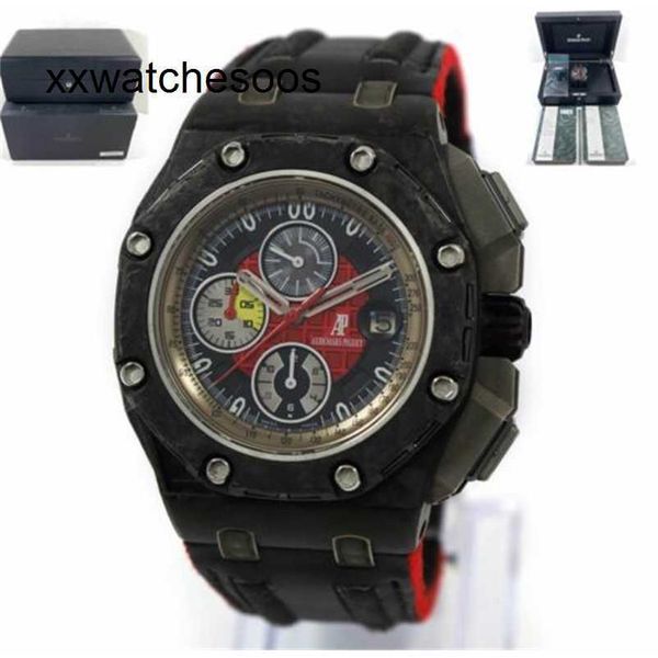 Top App Factory AP Automático Assista Audempigues Royal Oak Offshore Abbe Sea Grand Prix 26290IO Black Dial