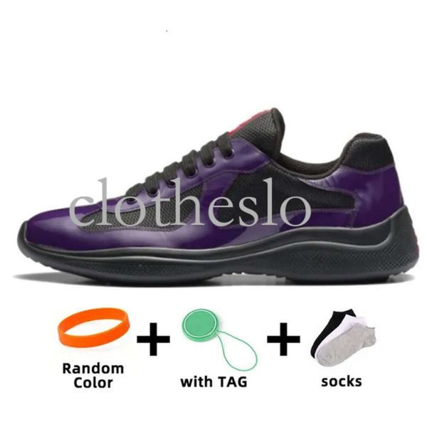 Top Designer Americas Cup Americas Cup Herren -Freizeitschuhe Läufer Frauen Low Top Sneakers Schuhe Herren Gummi -Sohle -Stoff Patent Leder Großhandel Rabatt Trainer 695