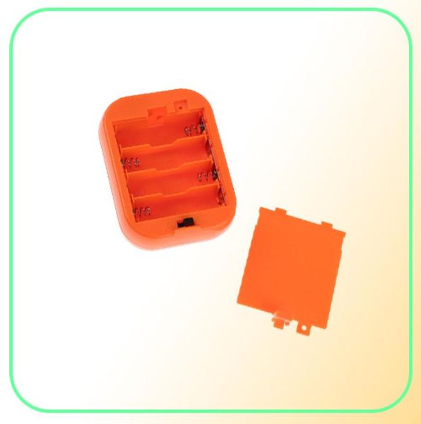 Ventiladores elétricos mini soprador de ventilador para mascote na cabeça do traje inflável 6V 4XAA Bateria seca Orange13486691