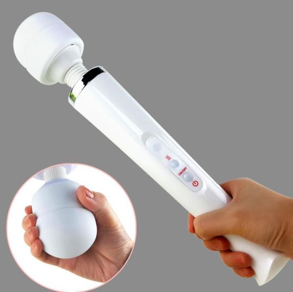 Massager Enormi vibratori di bacchette magiche per donne USB Carica grande AV Stick femmina G spot stimolatore giocattoli sessuali per adulti per donna3836656