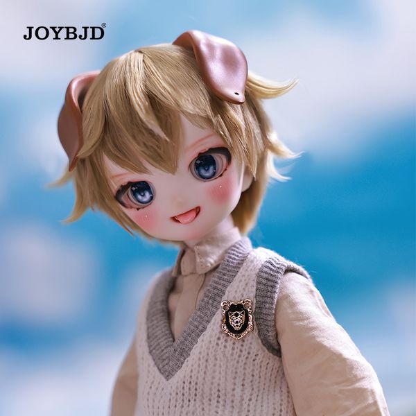 Joybjd BJD Dolls Elvin 1/4 Autumn Modern Preppy Style Anime Head Dog Acessórios de ouvido Jointes Doll Resin Toy Diy Bonecas