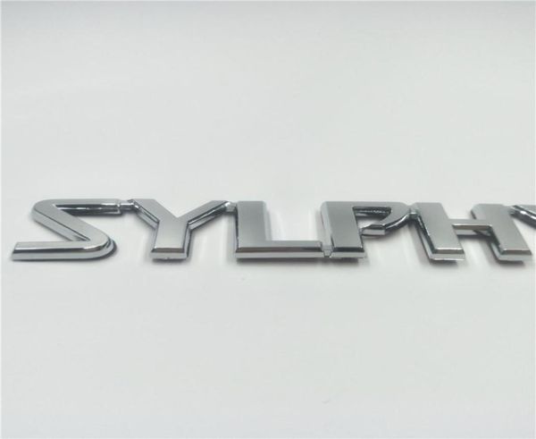 Para Nissan Sylphy emblema traseiro traseiro do porta -mala logotipo de sinal de símbolo de símbolo Decal6462311