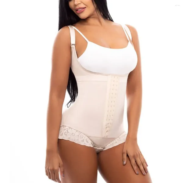 Shapers femminile triangolo ganci anteriori monopezzo guaina dimmezzicia fla postpartum e post girdle quotidianamente usare fajas in pizzo