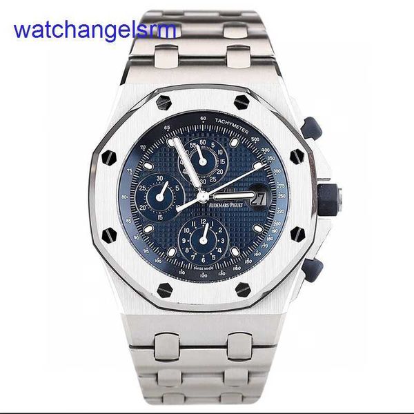 AP Crystal Wrist Watch Royal Oak Offshore 26237ST.OO.1000ST.01 Gão mecânico automático com diâmetro 42mm